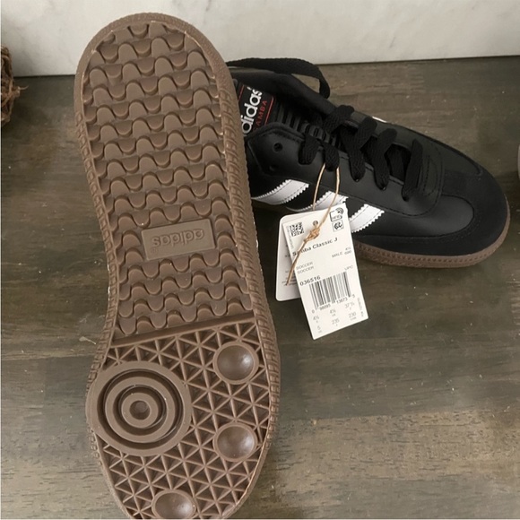 Samba Classic J Black Gum Sole - Picture 8 of 8